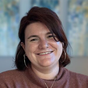 Jessica Karell, LCSW, EMDR-trained therapist for teens and young adults, smiling in a professional headshot.